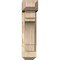 Ekena Millwork Merced Craftsman Rough Sawn Bracket w/ Offset Brace, Douglas Fir, 6"W x 16"D x 24"H BKT0604X16X24MRC04RDF - alternate 2